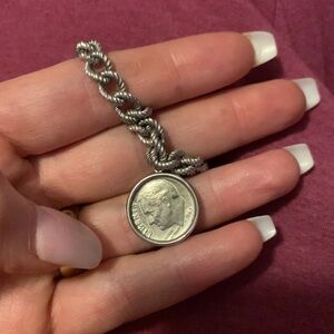 Authentic Dime bracelet- CUSTOM MADE/ONE OF A KIND “Dime call home” bracelet! ✨